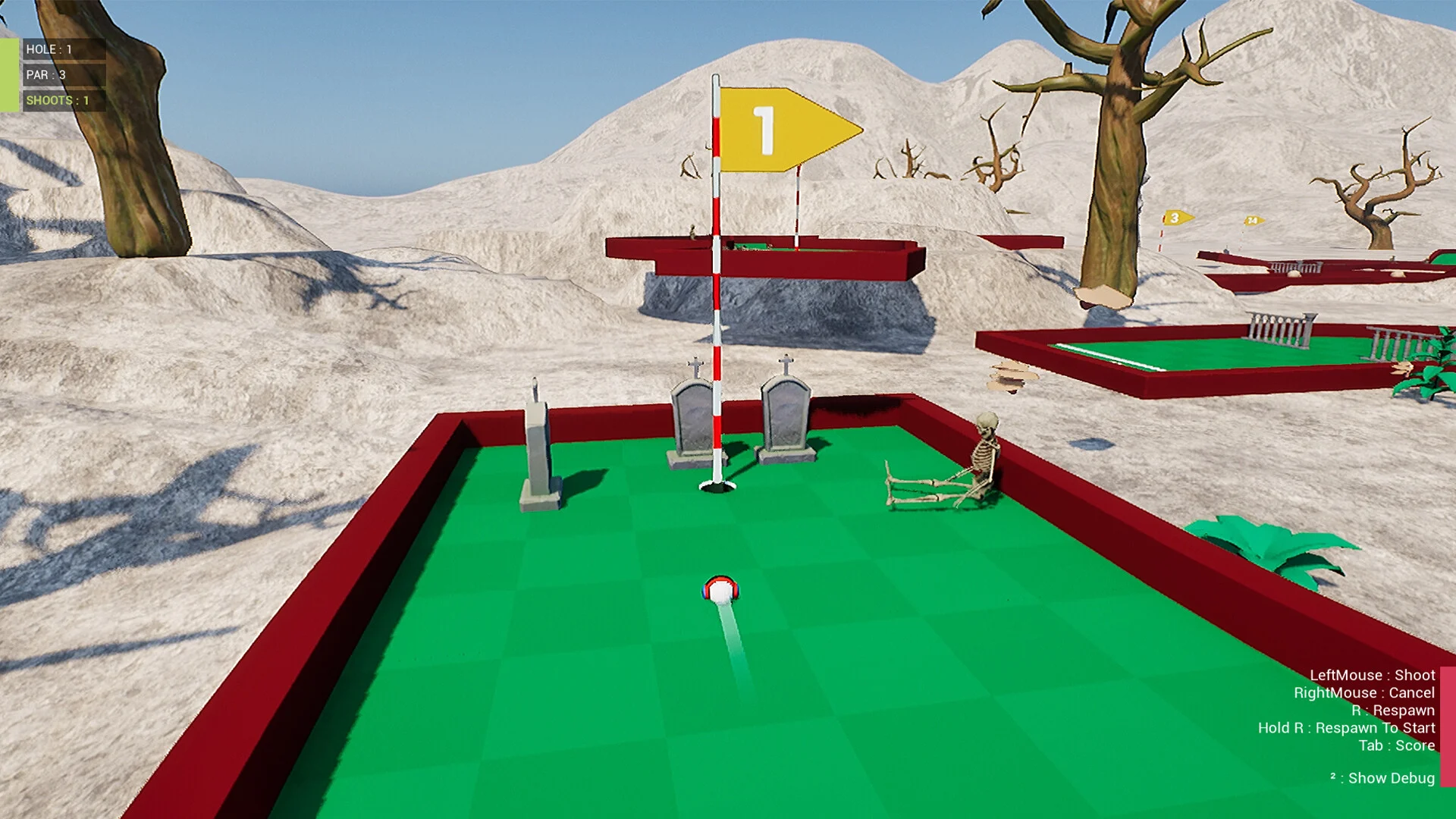 Horror Golf Global Steam key artwork for Windows