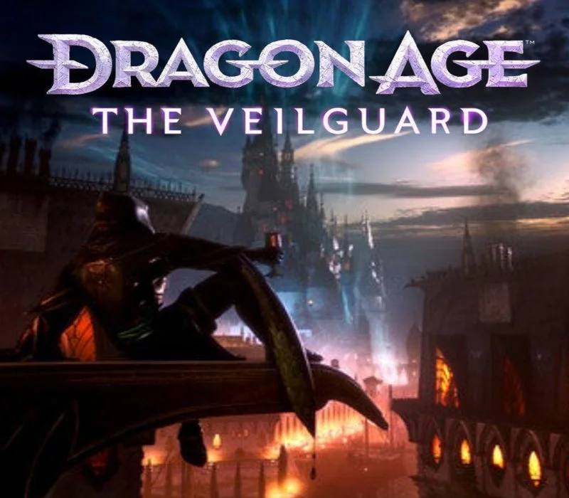 Dragon Age The Veilguard cover, Rook and seven companions