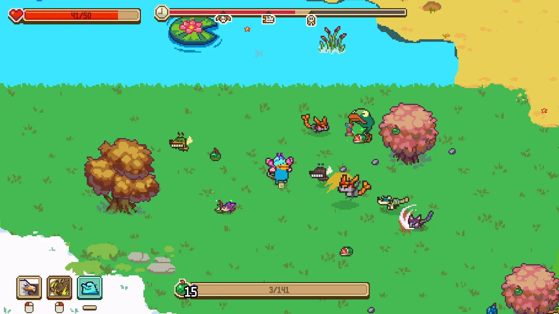 Everything is Crab hunt and scavenge in a living ecosystem