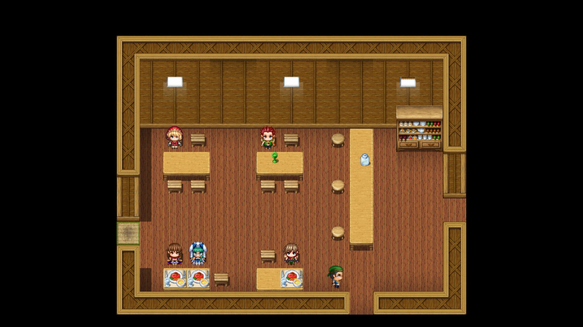 Explorers of Palan turn-based fight with restless creatures