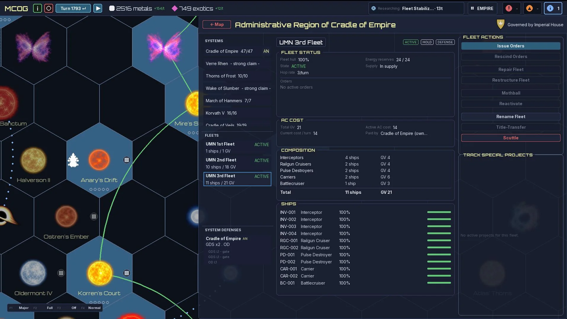 Mandate turn-based space 4X Steam