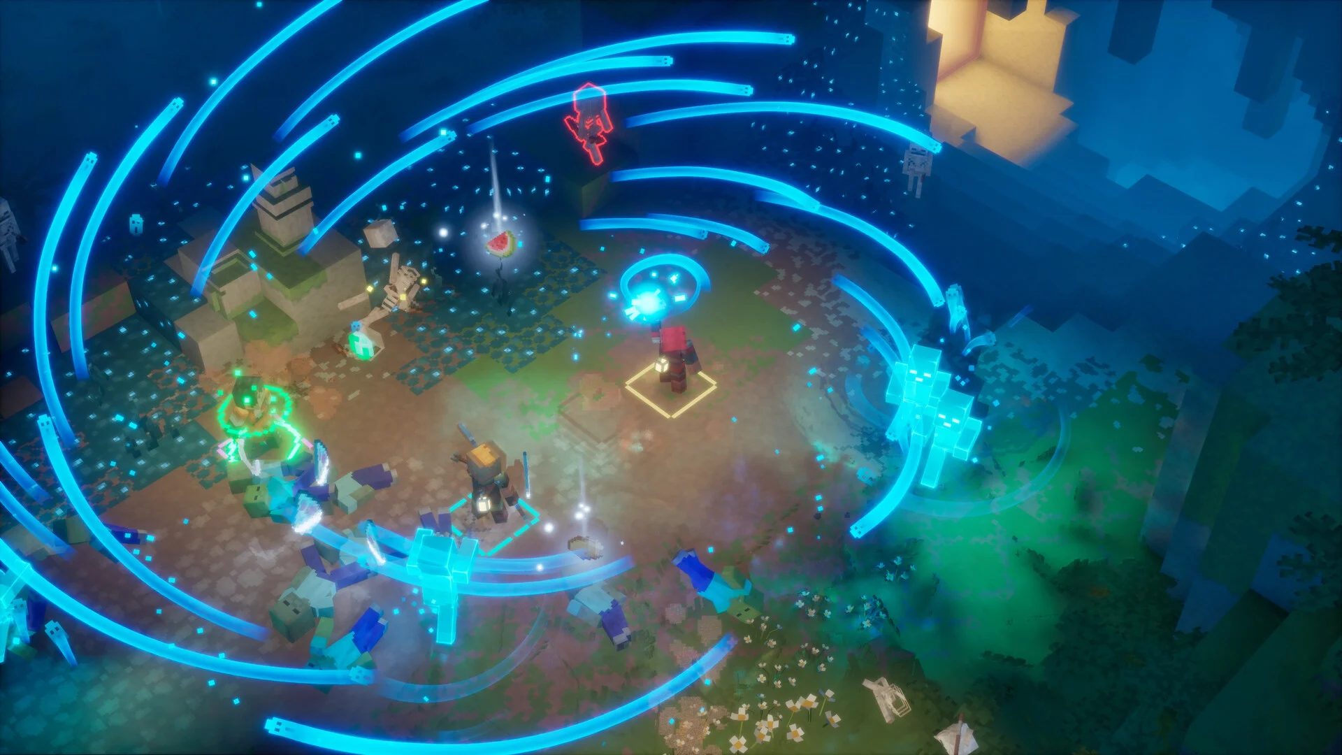 Minecraft Dungeons II co-op boss battles and loot drops