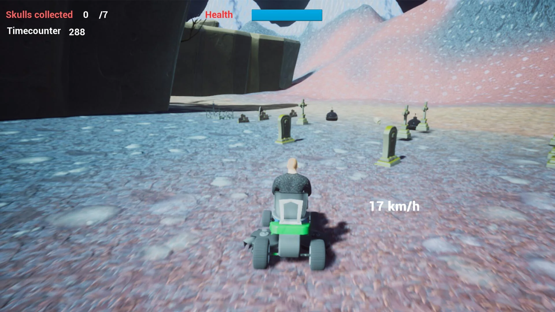 Lawnmower Game Horrorland seven skulls in five minutes