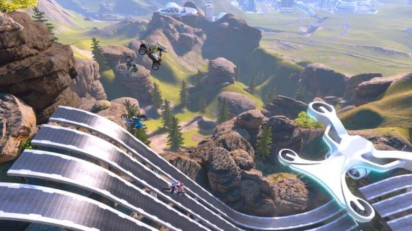 Trials Fusion Awesome MAX unicorn bike on Awesome Level Max