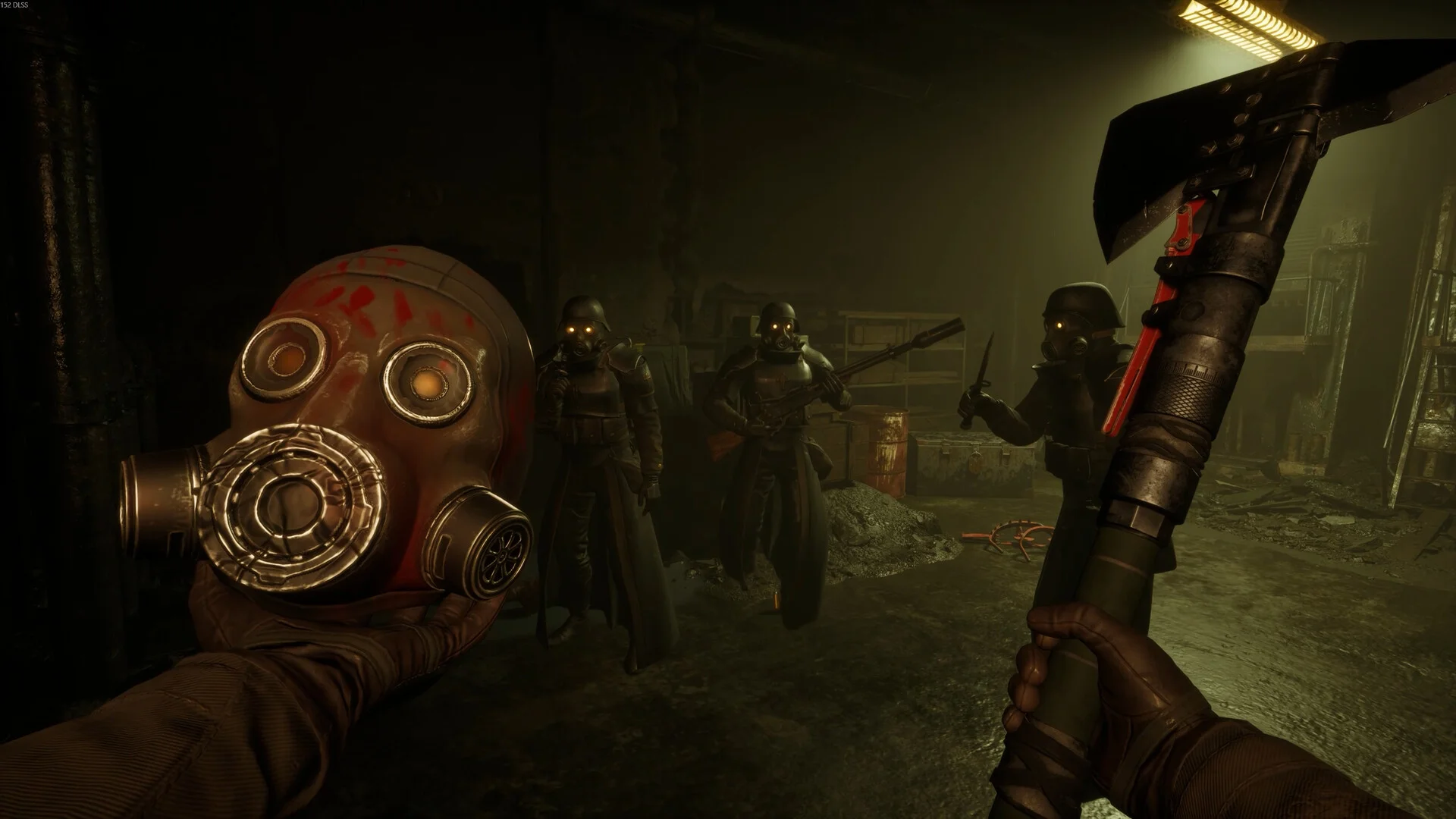 FEAR OF FAITH online co-op WWII supernatural bunker combat scene