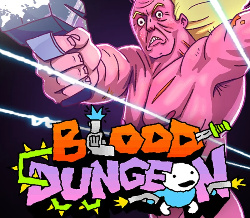 Blood Dungeon cover with 2D autoshooter arenas