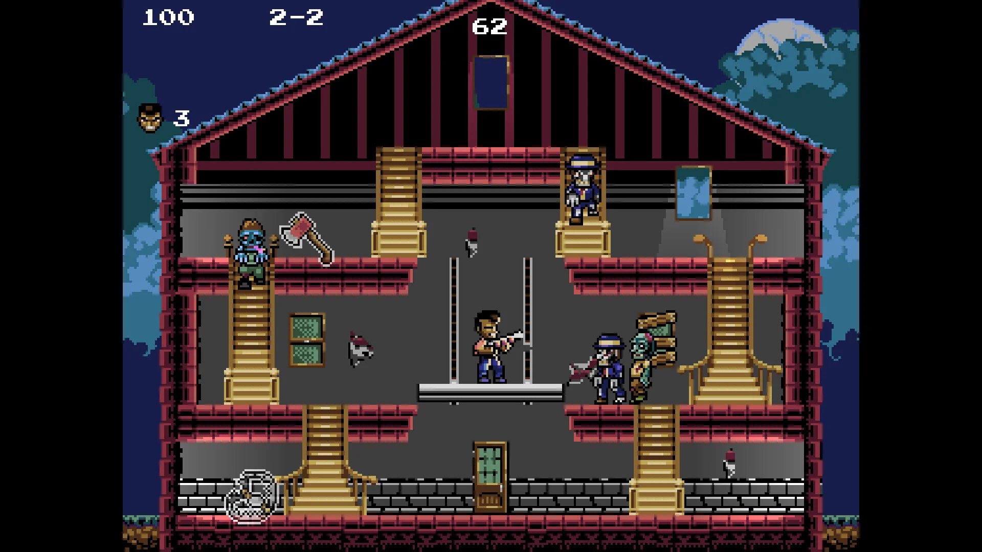 Living Dead House weapons and survival items