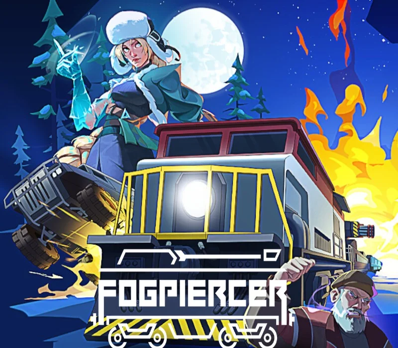 Fogpiercer cover of a train in deadly fog