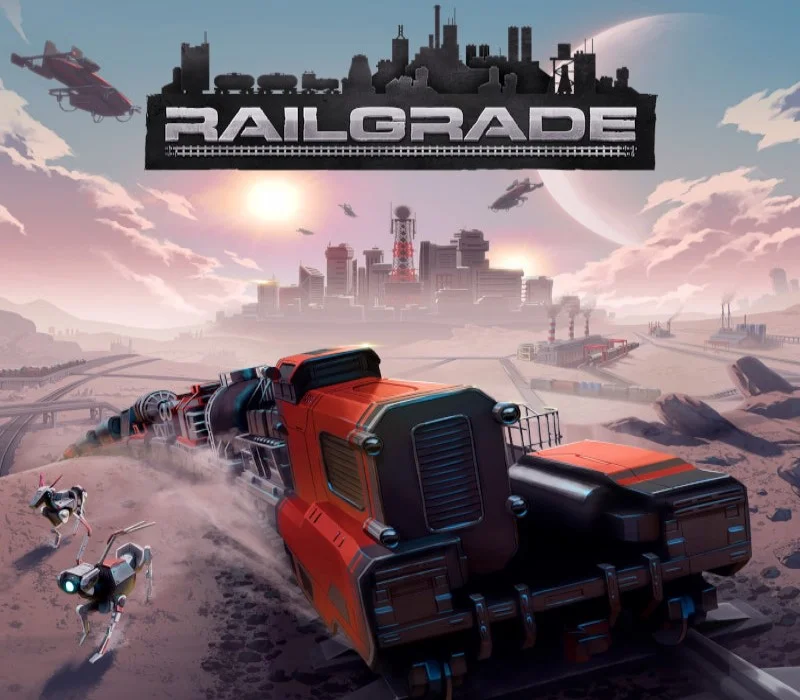 RAILGRADE cover, Minakata train logistics on a factory map