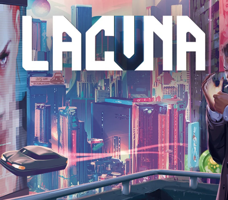 Lacuna cover, Neil Conrad in the rain city