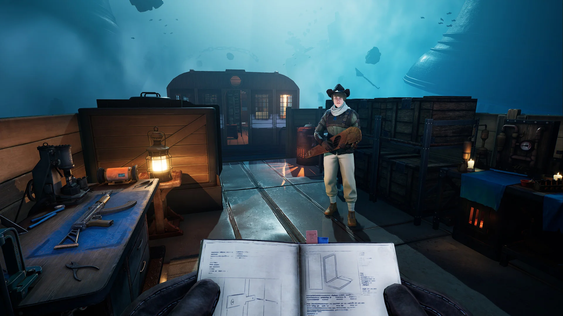 Voidtrain floating island depot