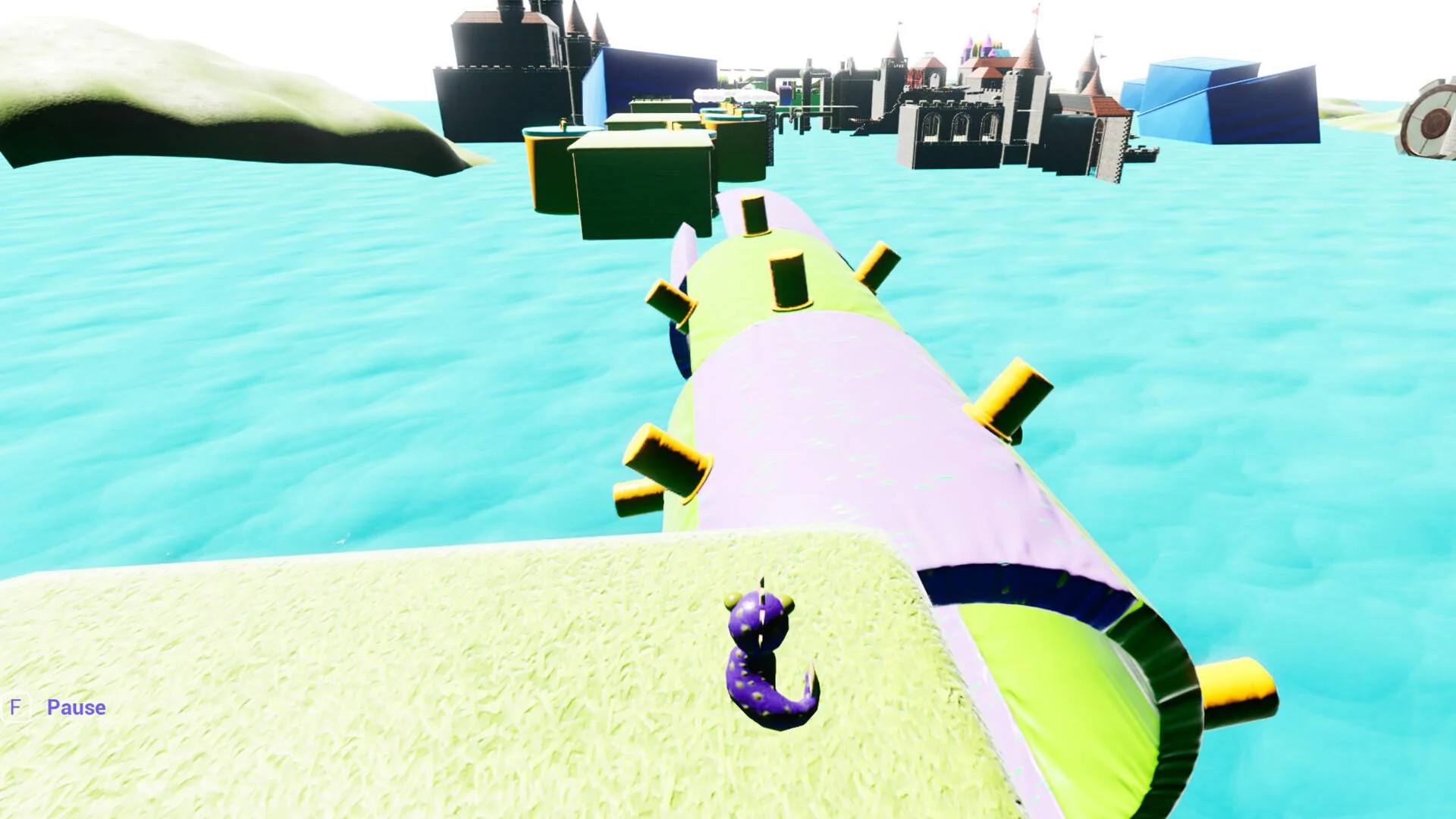 Worm In Rotating Land star collecting Steam