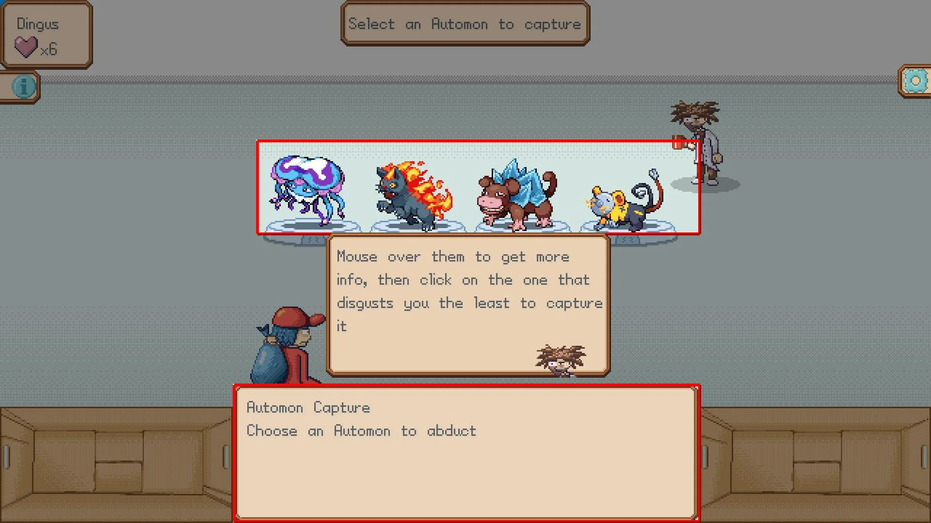 Automon Arena automated monster battle gameplay