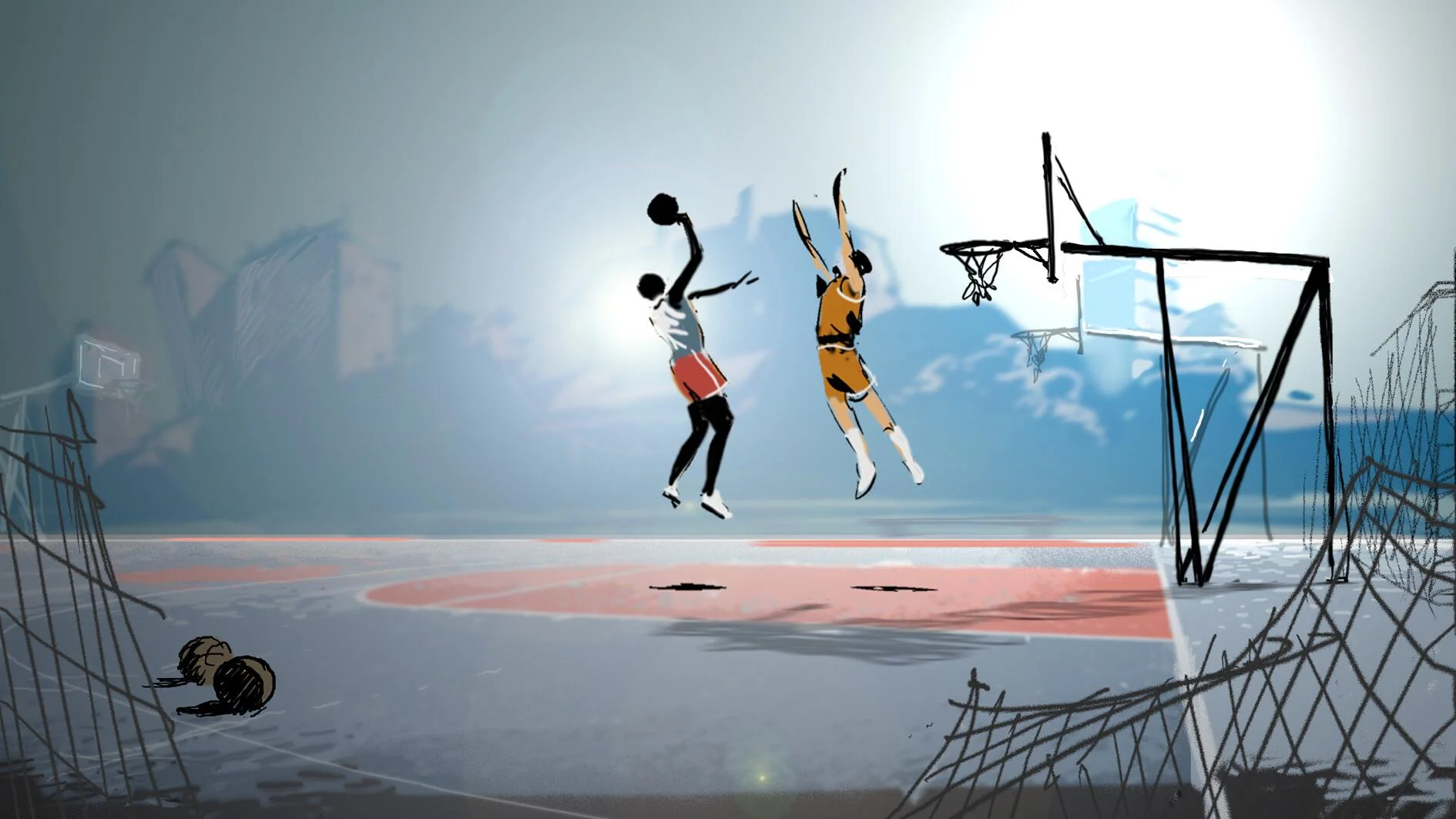 The Dunkers Single-player Windows screenshot
