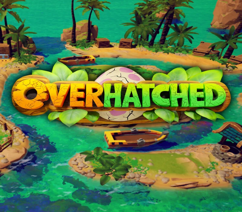 Overhatched cover art, Ironforged Studios co-op dinosaur management Early Access