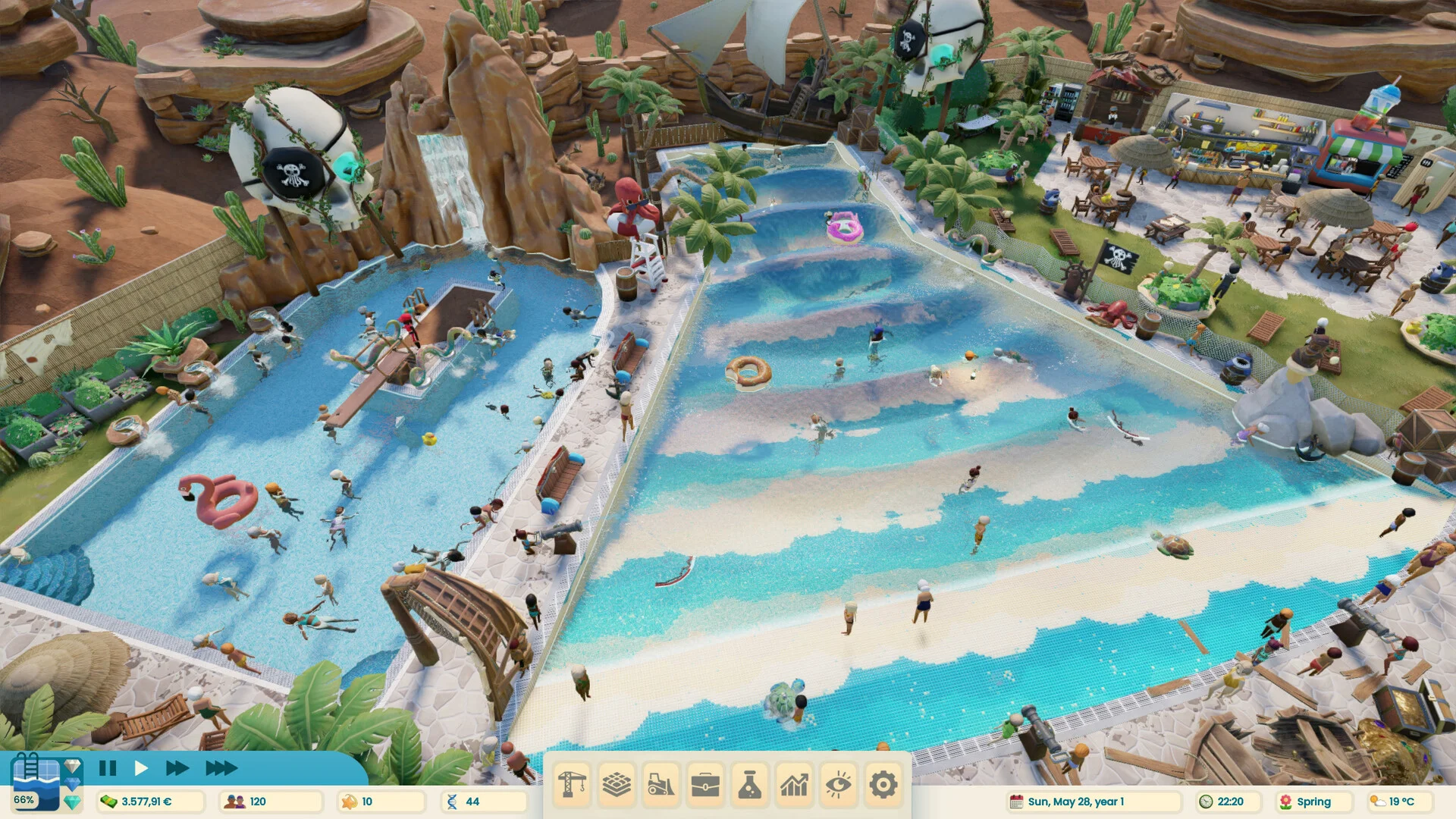Aquapark Tycoon waterpark tycoon cover art