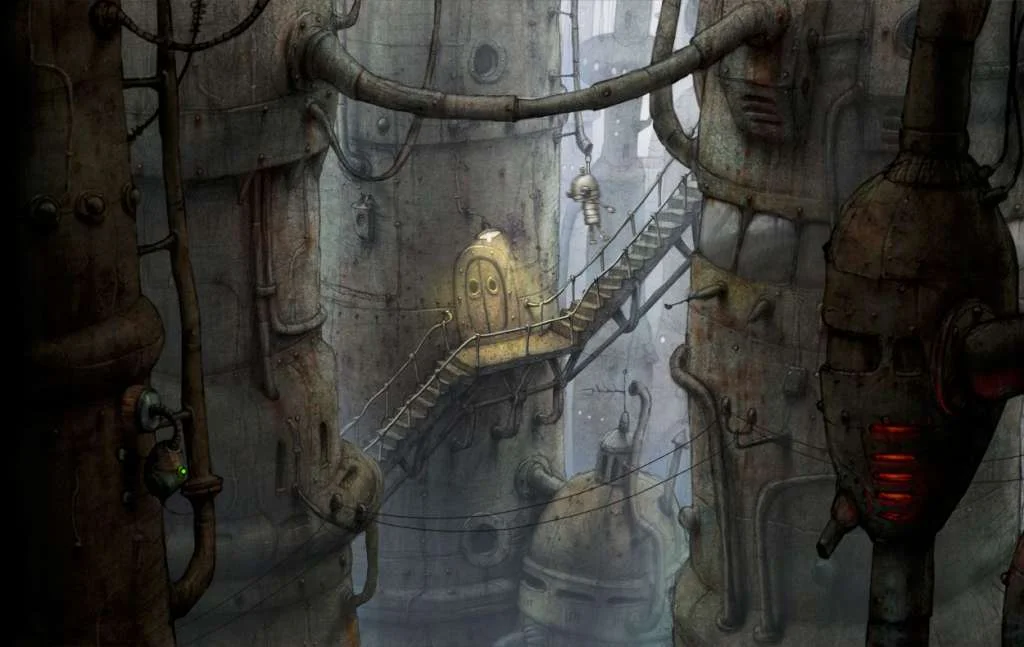Machinarium hand-drawn city Xbox US