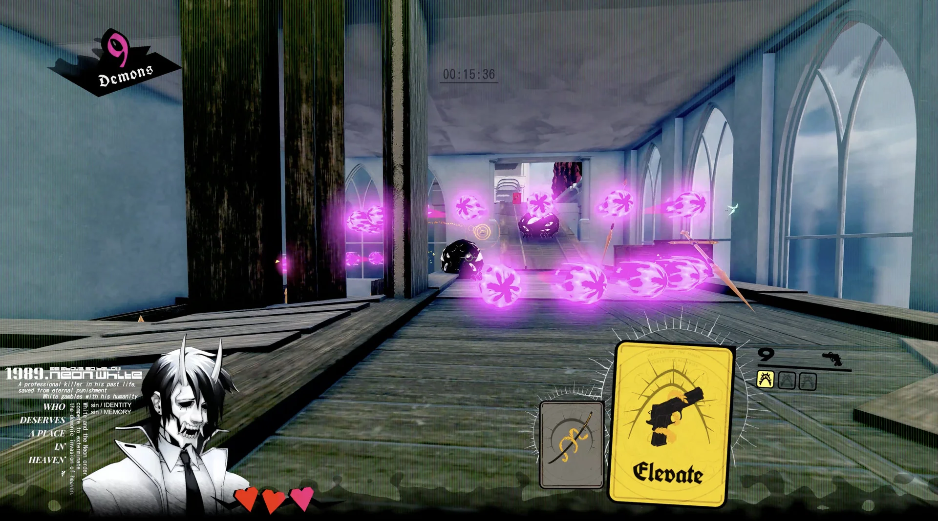 Neon White Steam Key EU gallery screenshot