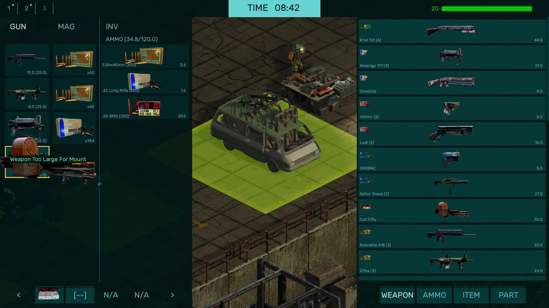 Brigador Killers isometric on-foot and vehicle combat gameplay