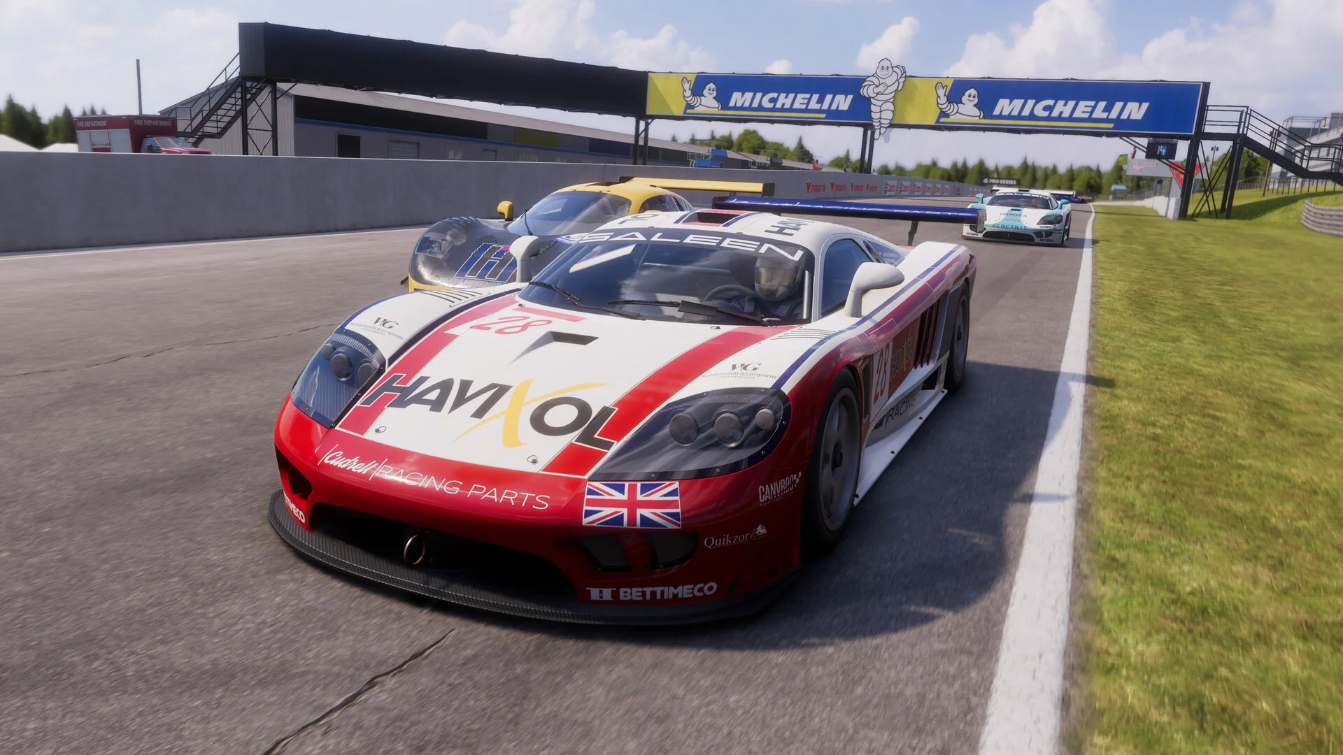 Project Motor Racing Xbox Series AU single-player career paddock