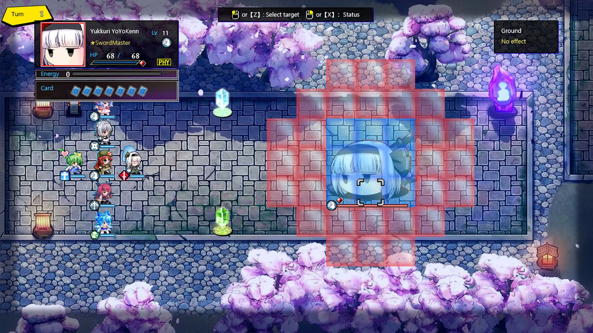 Touhou Divine Land unit classes