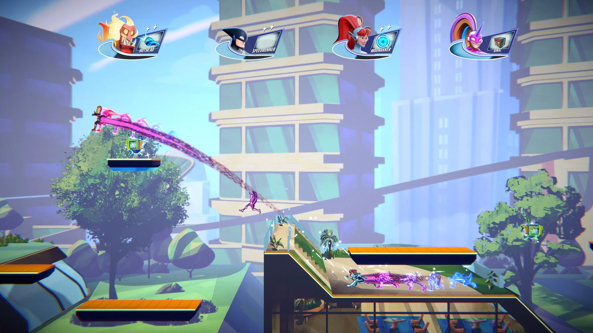 SpeedRunners 2 eight-player online lobby