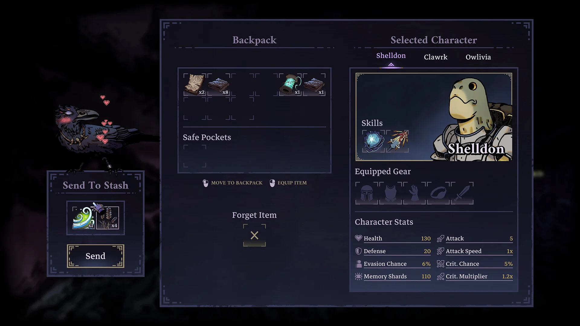 Skills and Raids loot extract