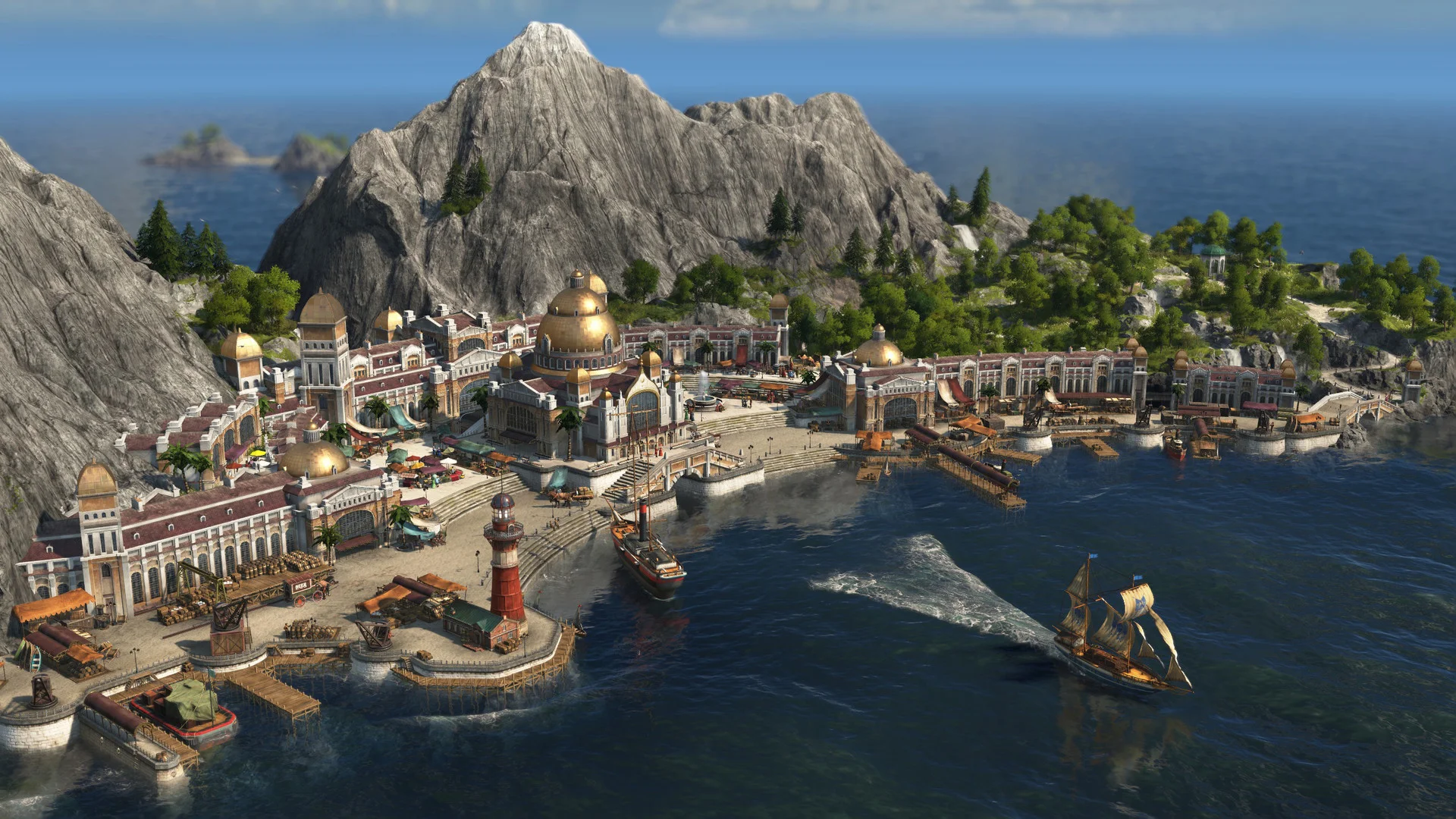 Anno 1800 Definitive Season 1 island chain on the world map