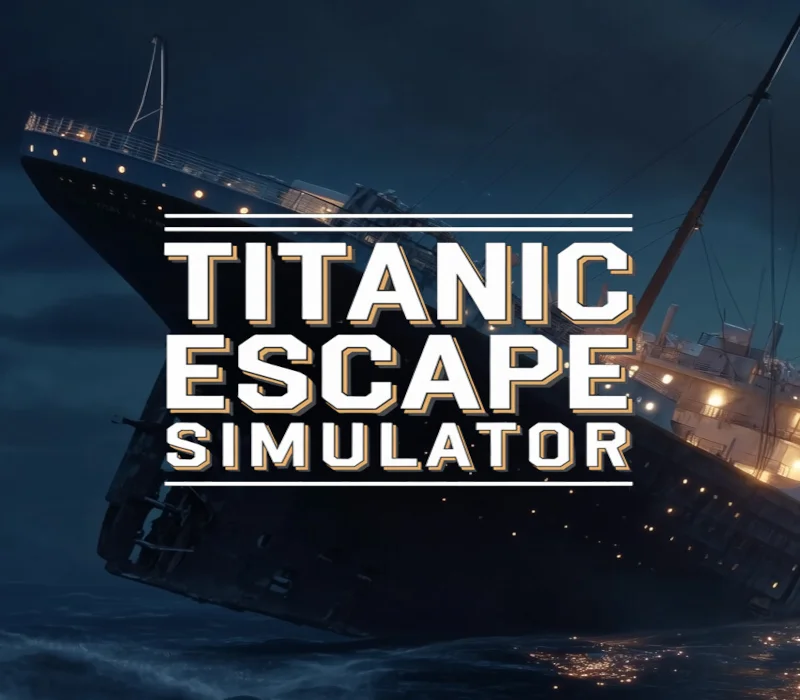 Titanic Escape Simulator cover art, RMS Titanic survival adventure