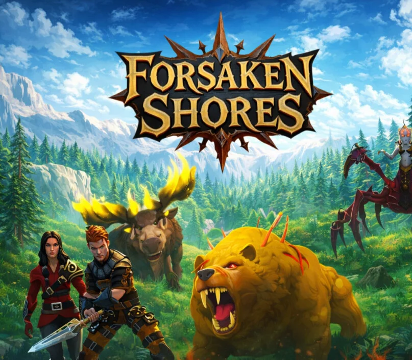 Forsaken Shores cover of a survival shore campaign