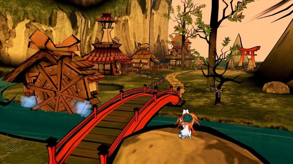 Okami HD Celestial Brush widescreen 16:9