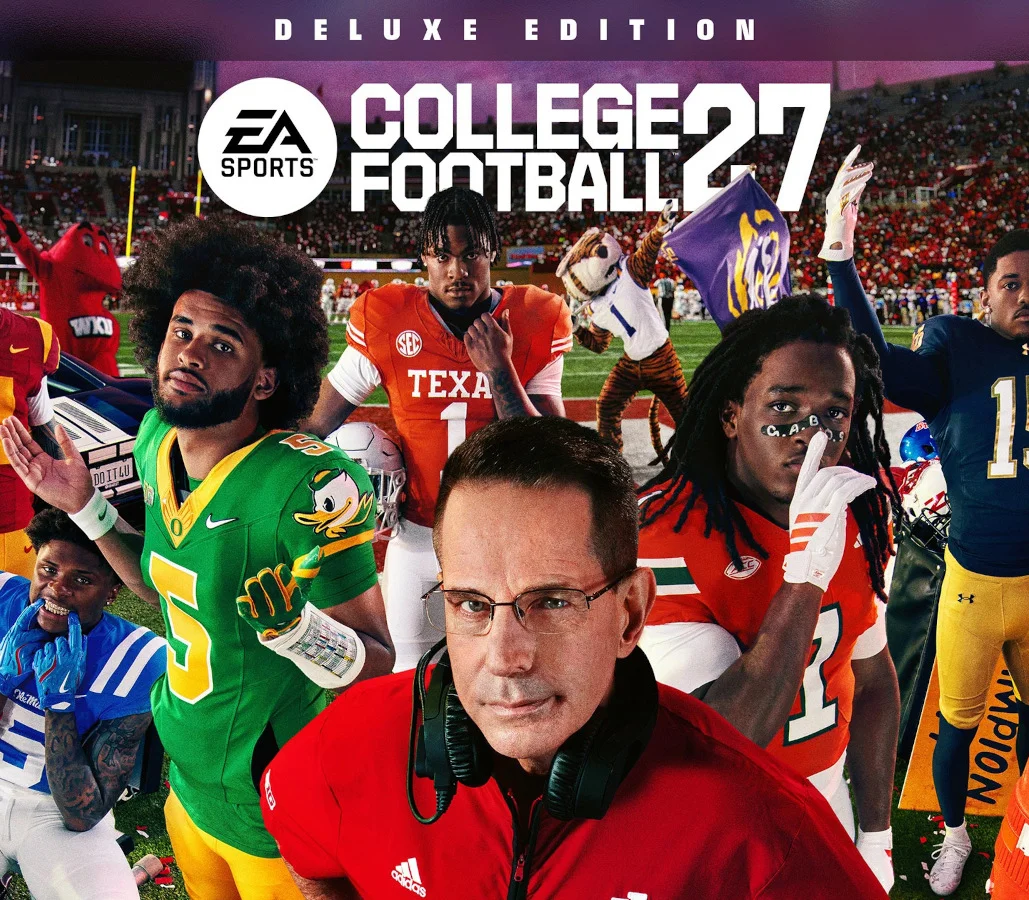 College Football 27 Deluxe cover extra athletes