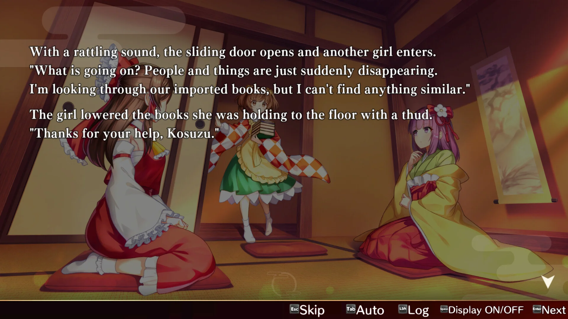 Touhou Danmaku Kagura Free Mode four difficulties