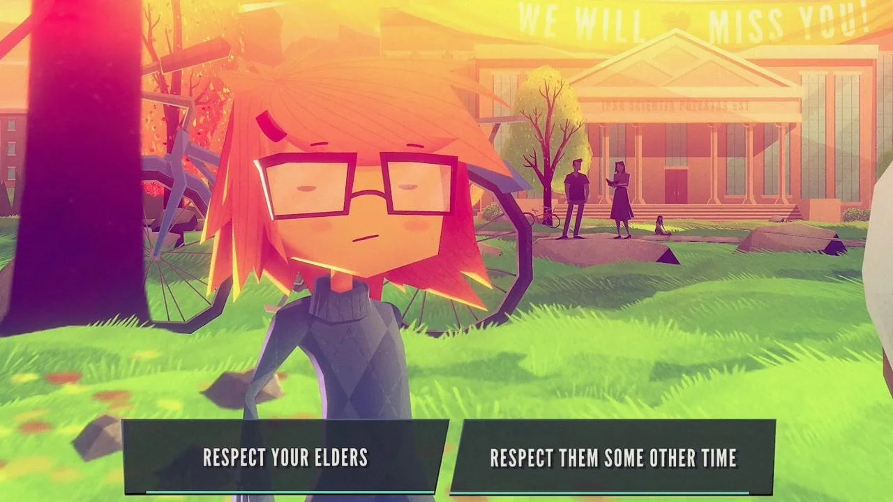 Jenny LeClue exploring Arthurton town