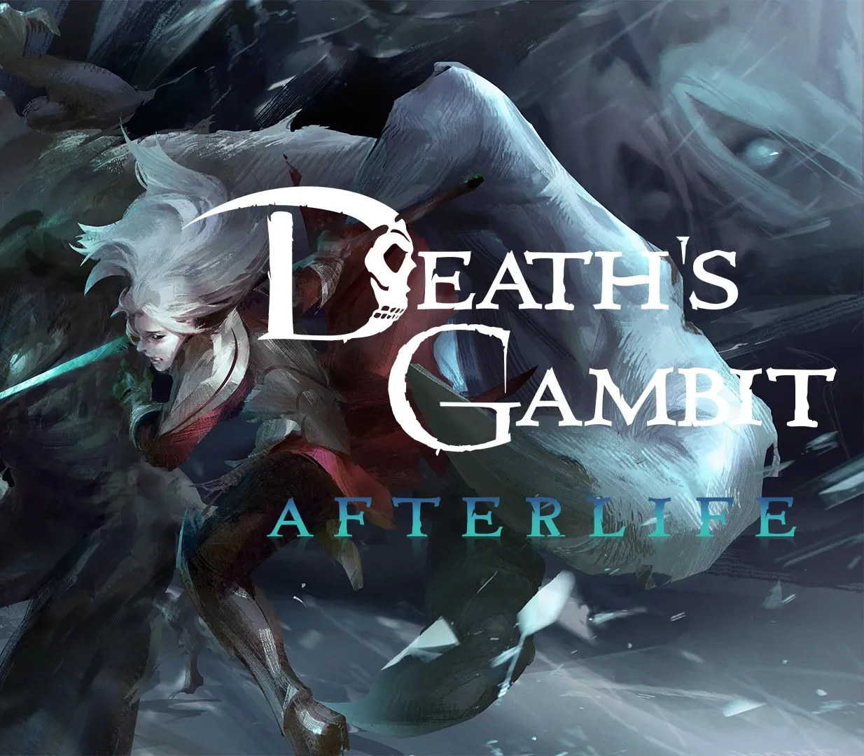 Deaths Gambit Afterlife cover, Sorun as Deaths right hand