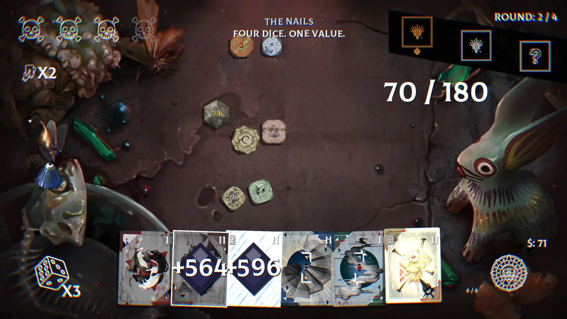 BONEREADER rebirth wager in Purgatory