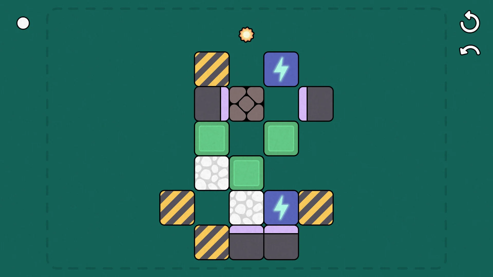 Pight piston logic puzzle lighting a bulb goal
