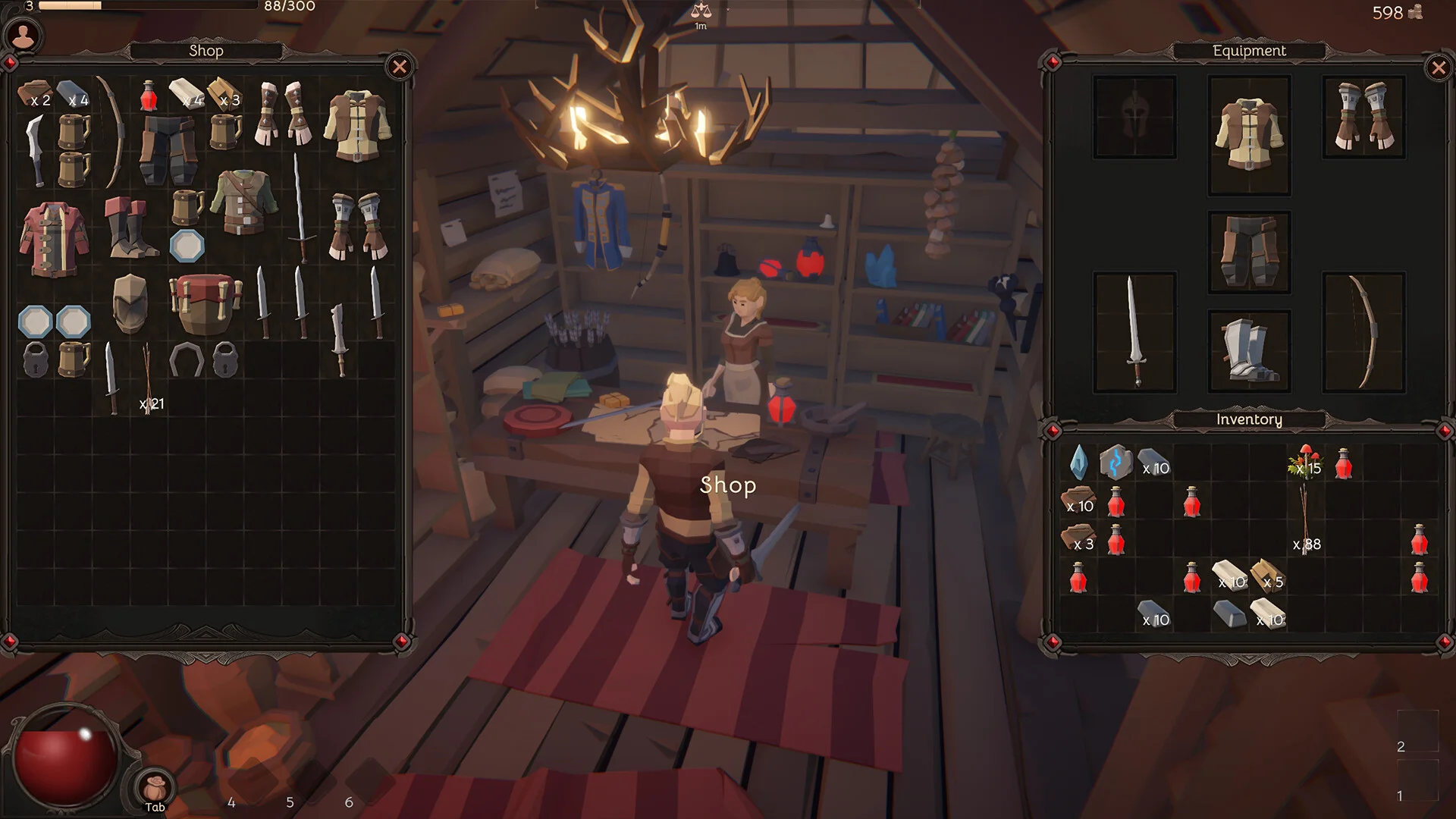 Tale of Dark Lands blacksmith crafting PS5