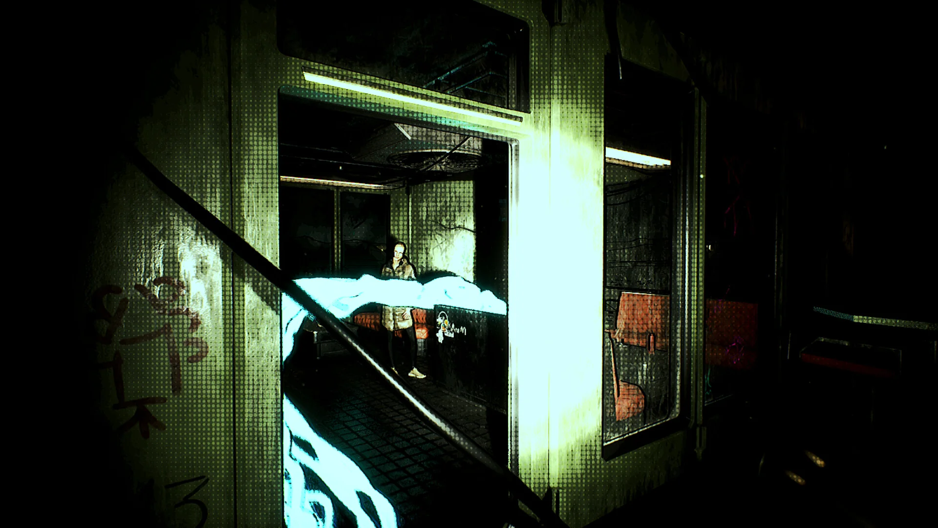 Jaws of Hell Clark in a Hive-era shooter room