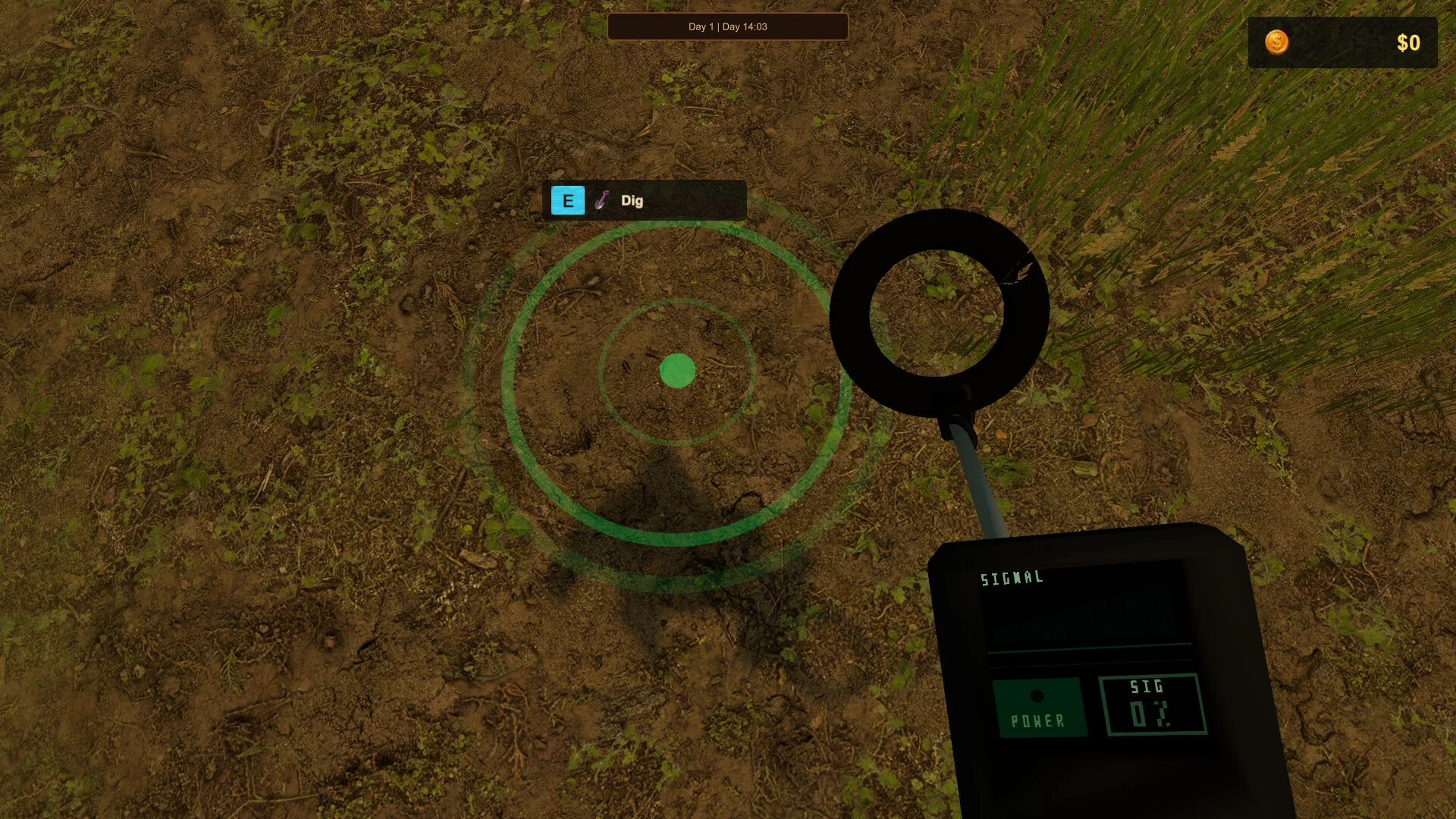 Metal Detector Island trader and gear upgrades