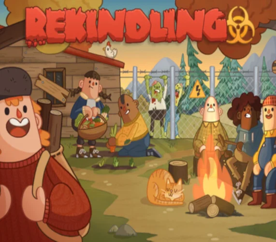 Rekindling cover art, SFS Studios post-apocalypse settlement builder