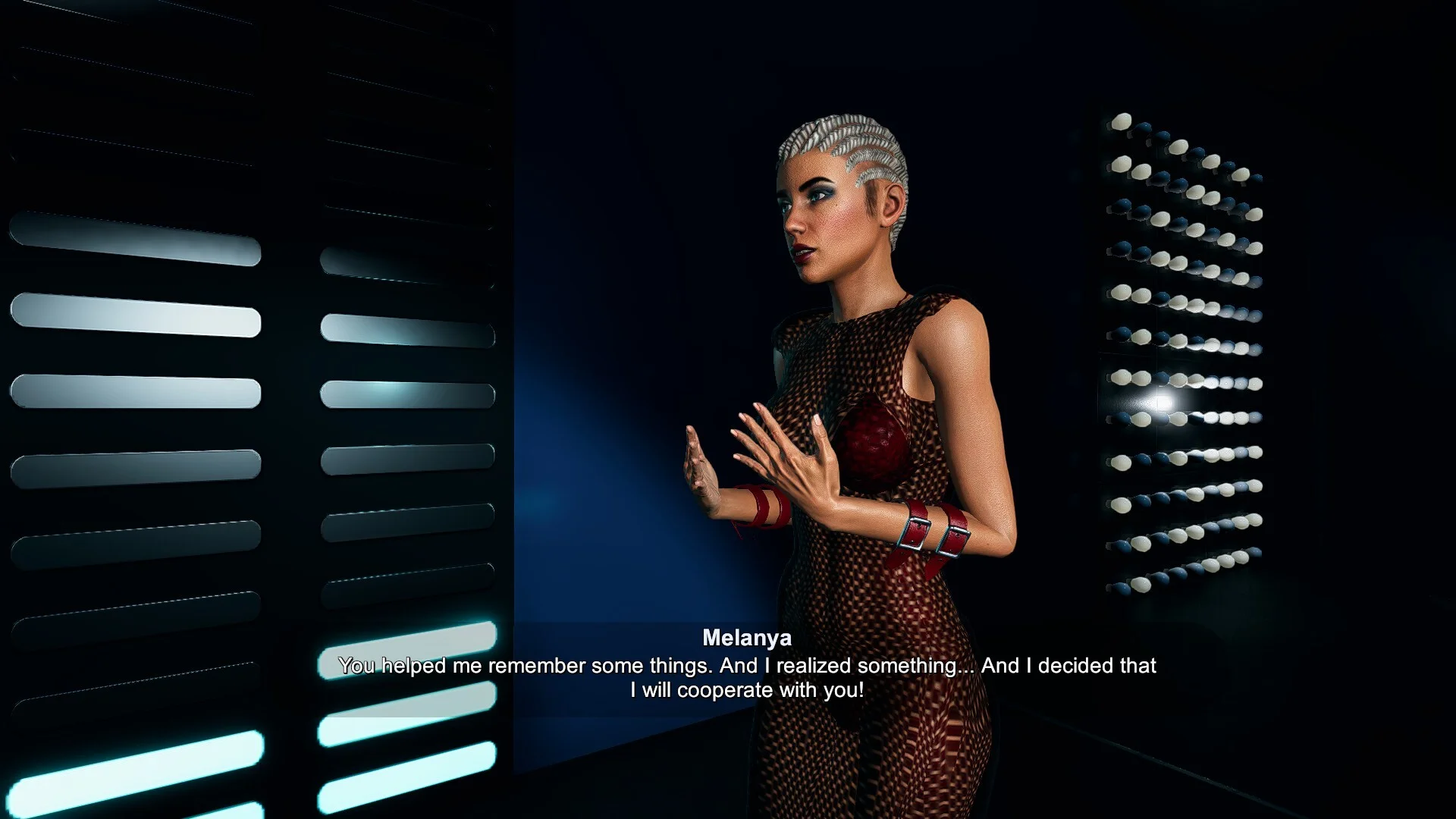 EXODIUM Part 1 android with human mind scene