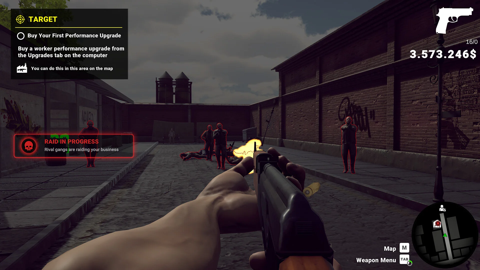 Mafia Life Simulator money-laundering center management
