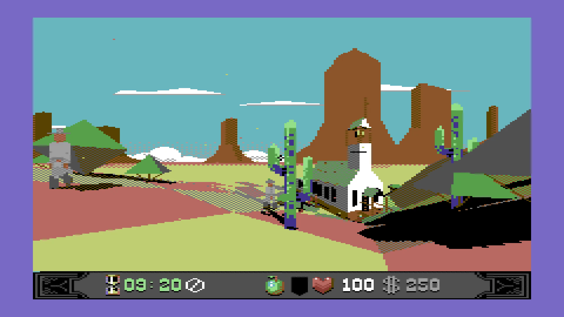 Bad Pixels frontier saloon and glitchy terminal puzzle beats
