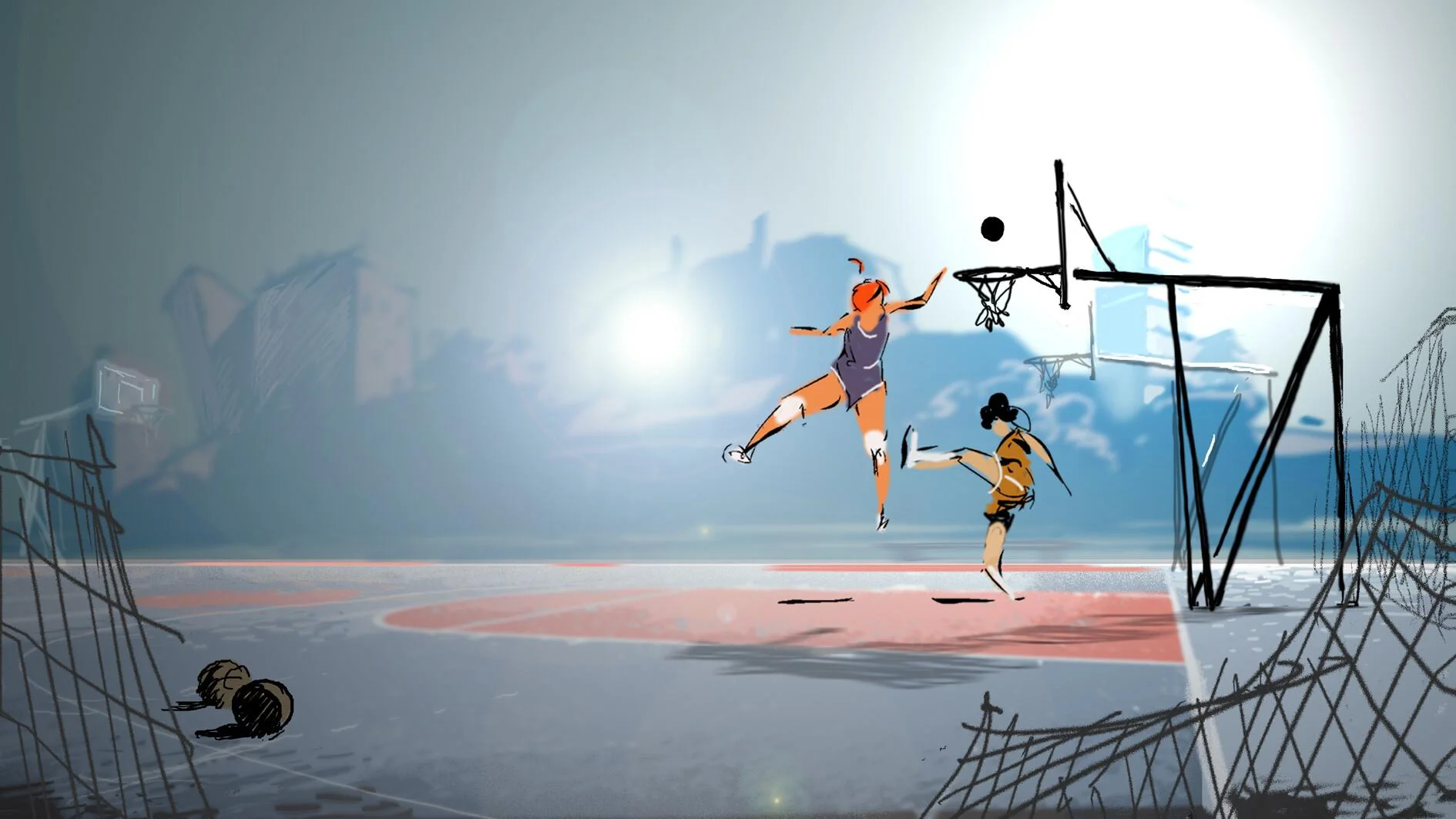 The Dunkers Shared Split Screen PvP screenshot