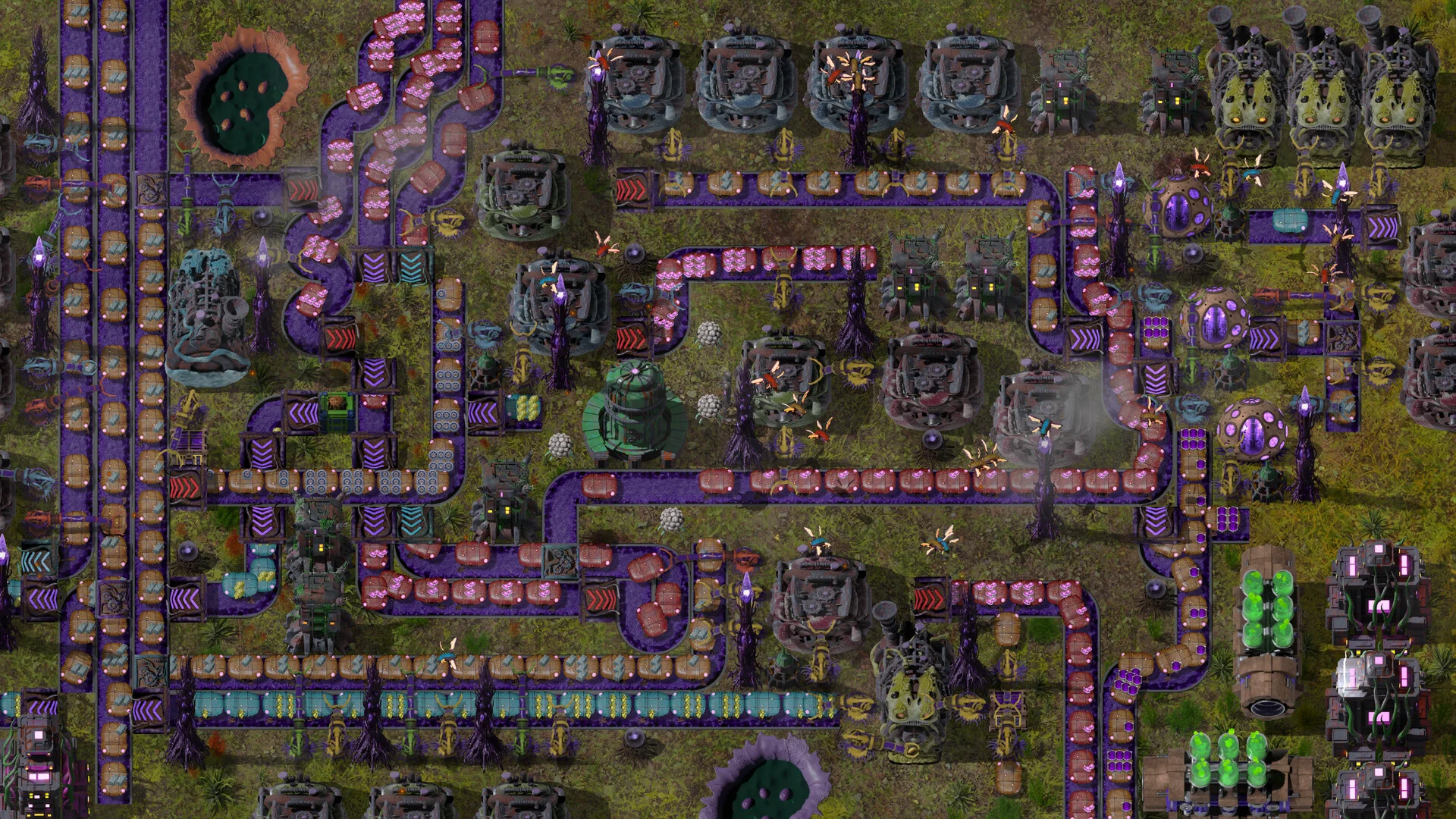 Swarmdustry workers on organic trails