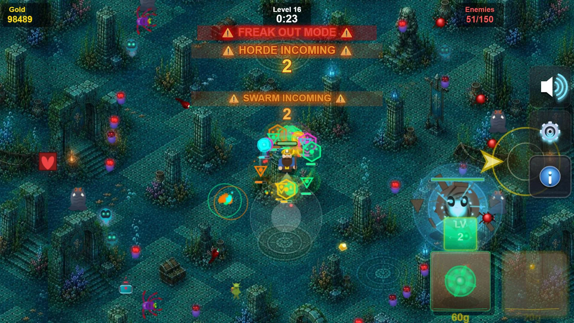 Miner Survivor digging gold screenshot