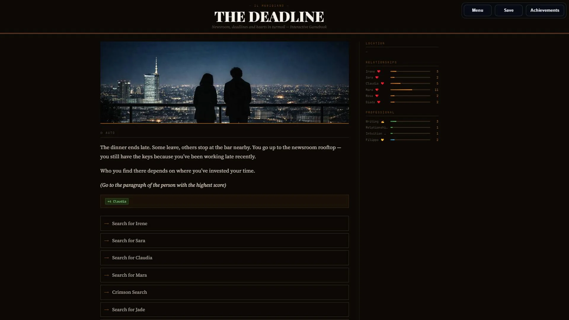 The Meridian reporter newsroom screenshot