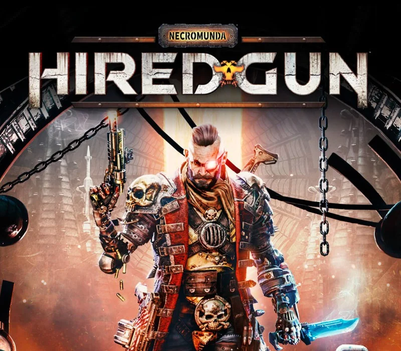 Necromunda Hired Gun cover, hive city bounty hunter
