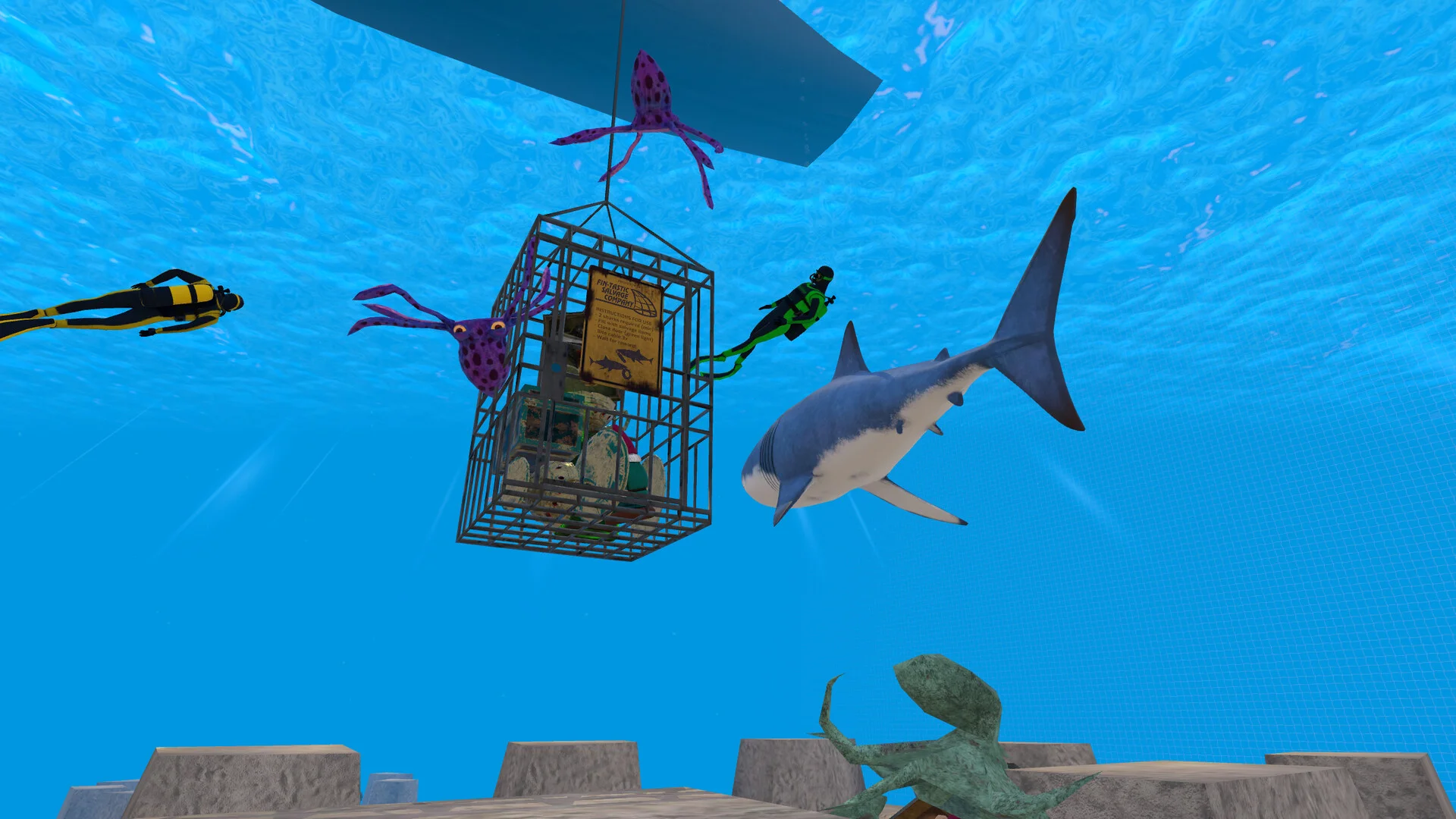 SHARKS physics ocean screenshot